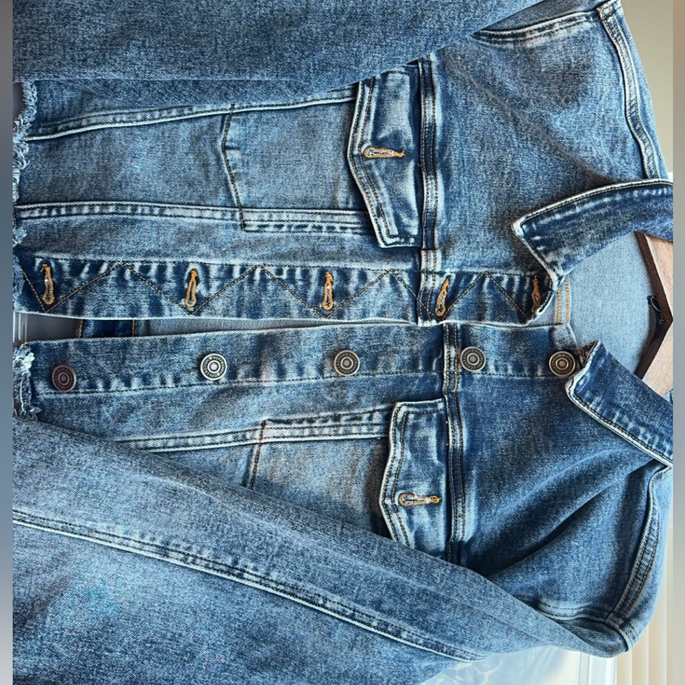 Jean crop jacket